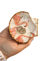 Flamingo Bay Scallop Keepsake Dish