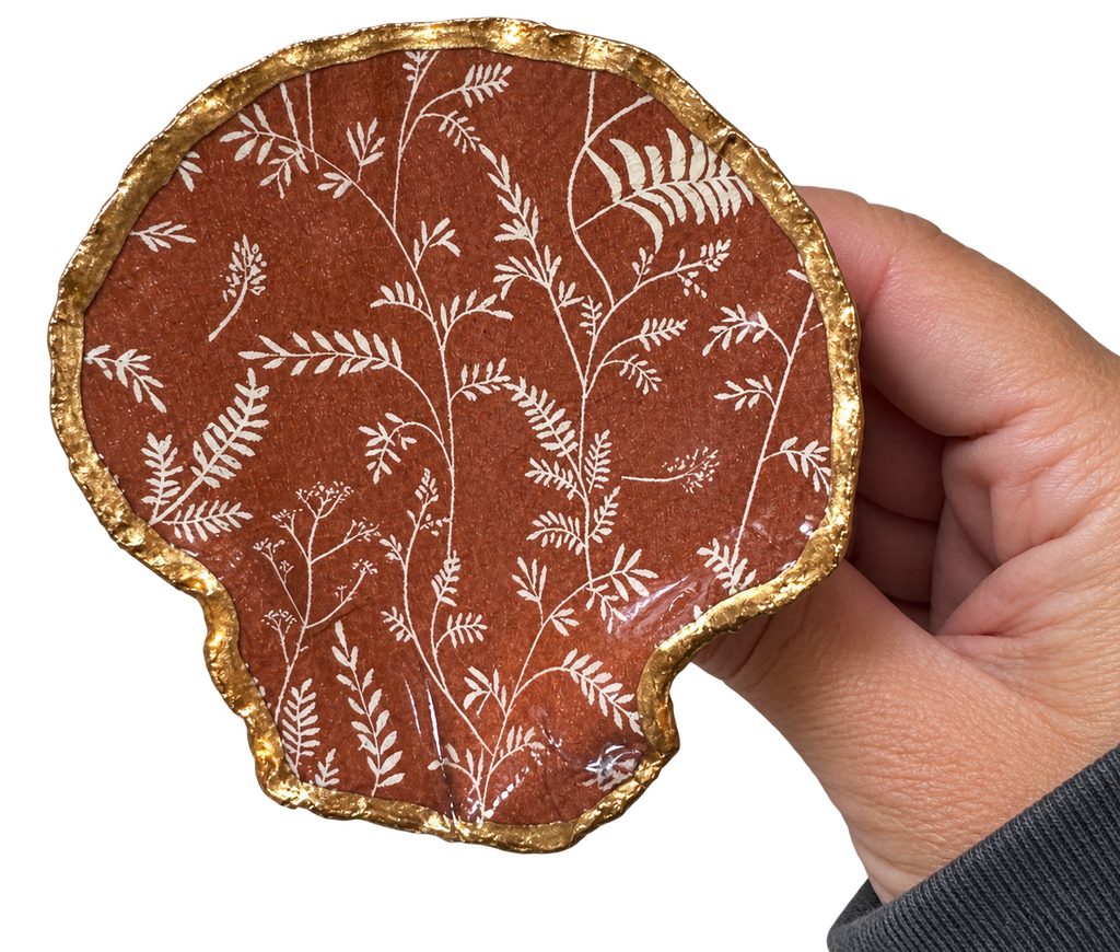 Pressed Fern Napkin Ring