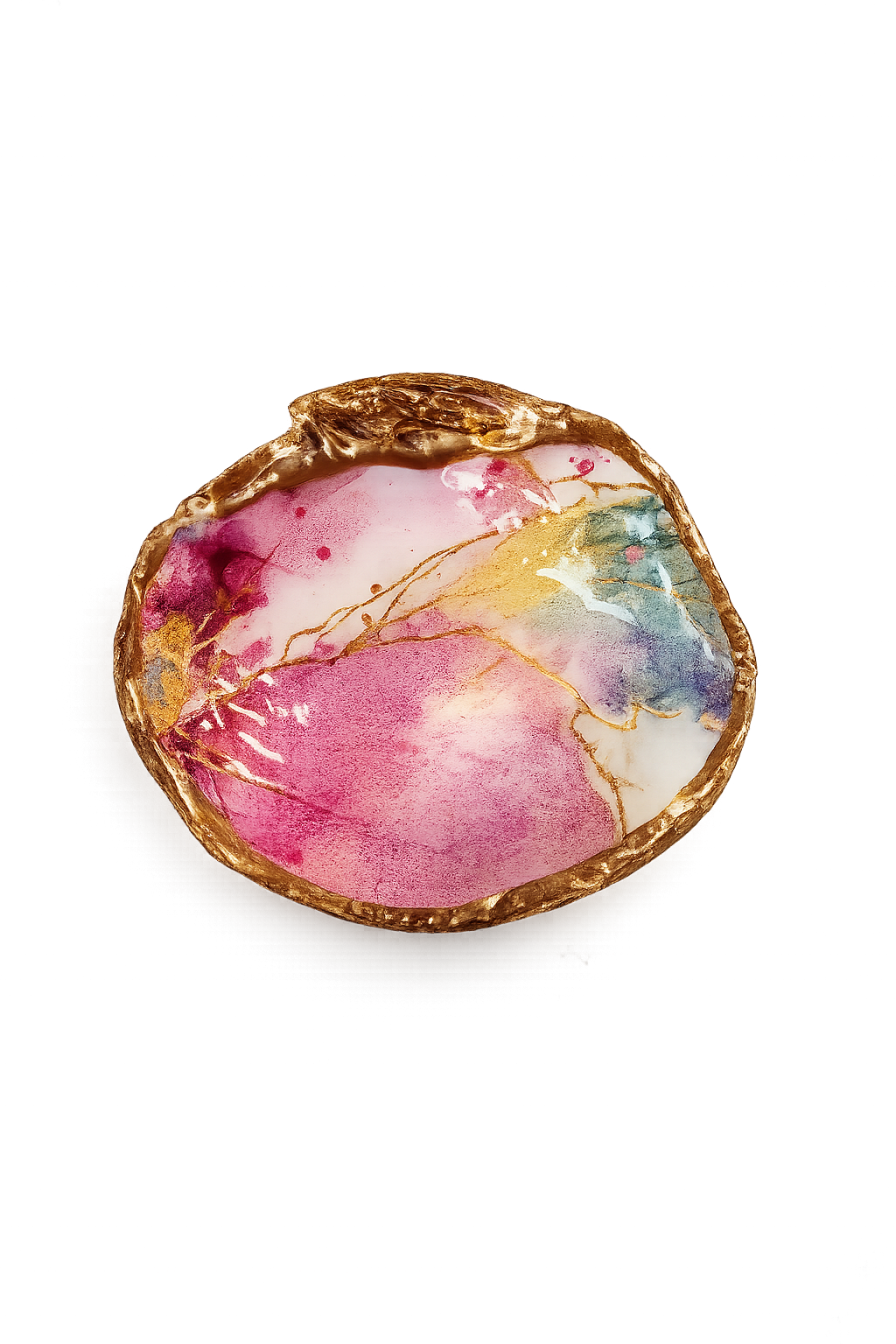 Palm & Petal Clam Ring Dish