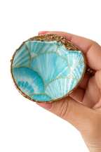 Sea Glass Clam Ring Dish