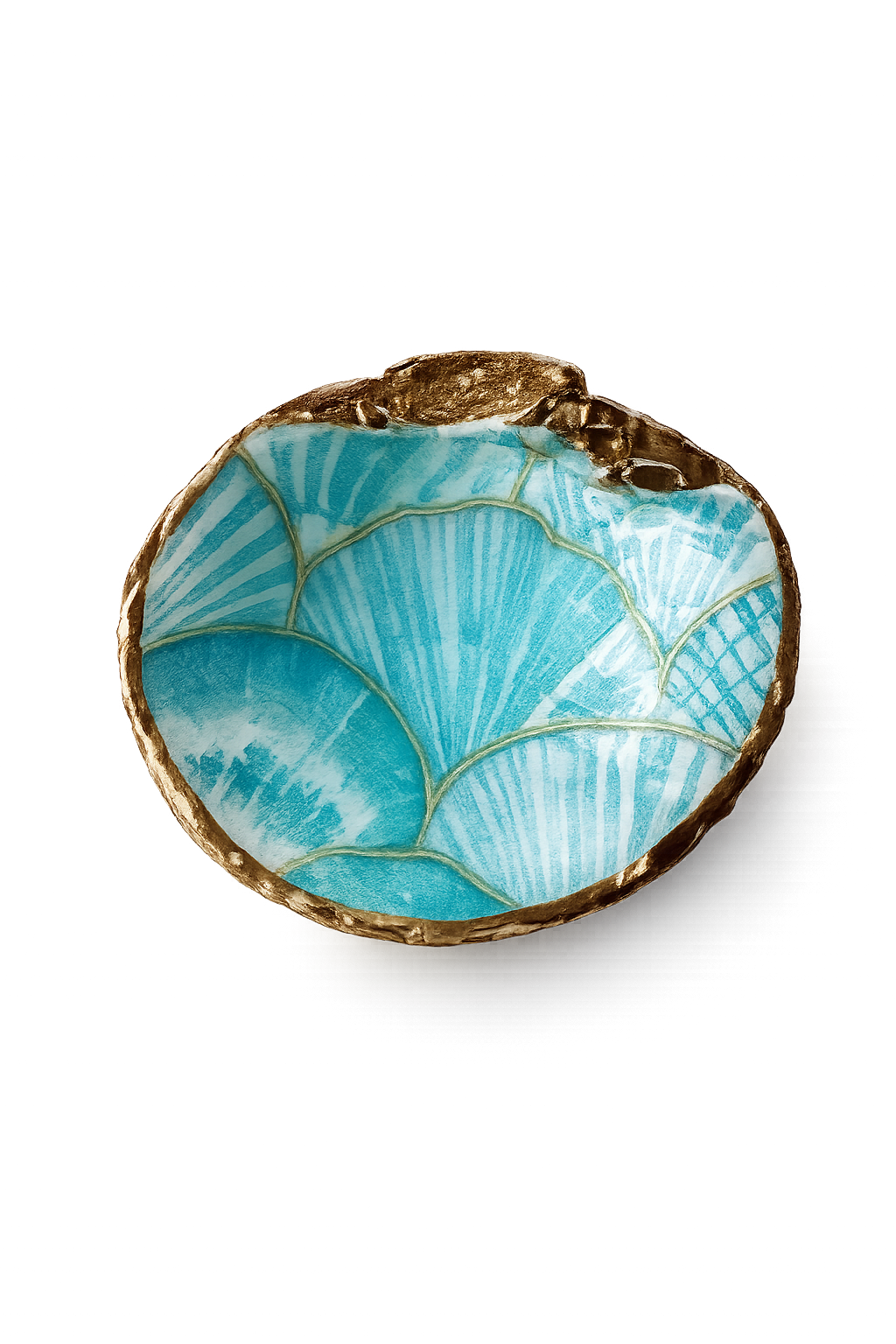 Sea Glass Clam Ring Dish