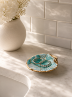 Sea Glass Clam Ring Dish