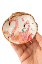 Flamingo Bay Clam Keepsake Dish