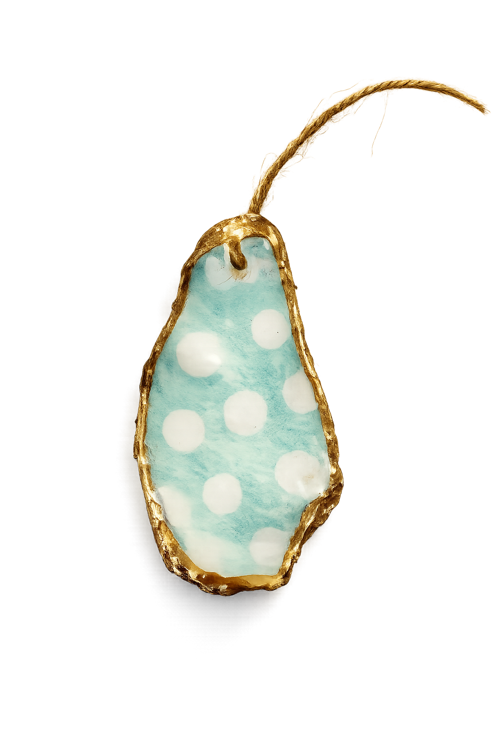 Coastal Confetti Oyster Ornament