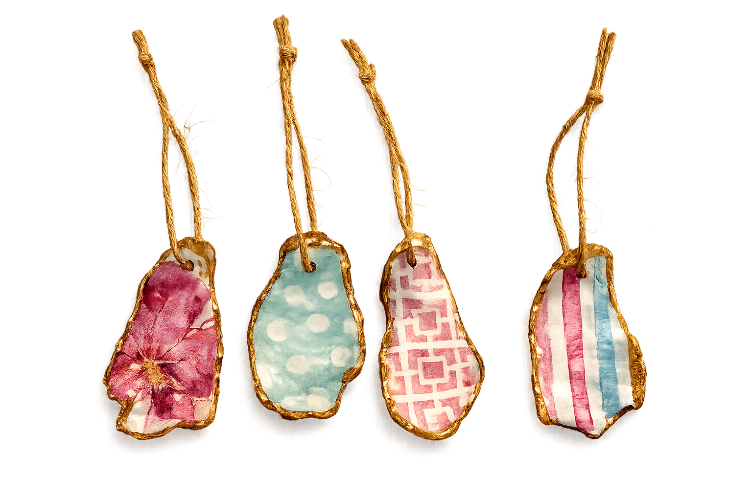 Cabana Tile Oyster Ornament