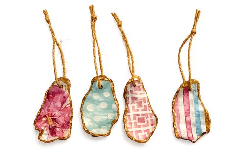 Cabana Tile Oyster Ornament