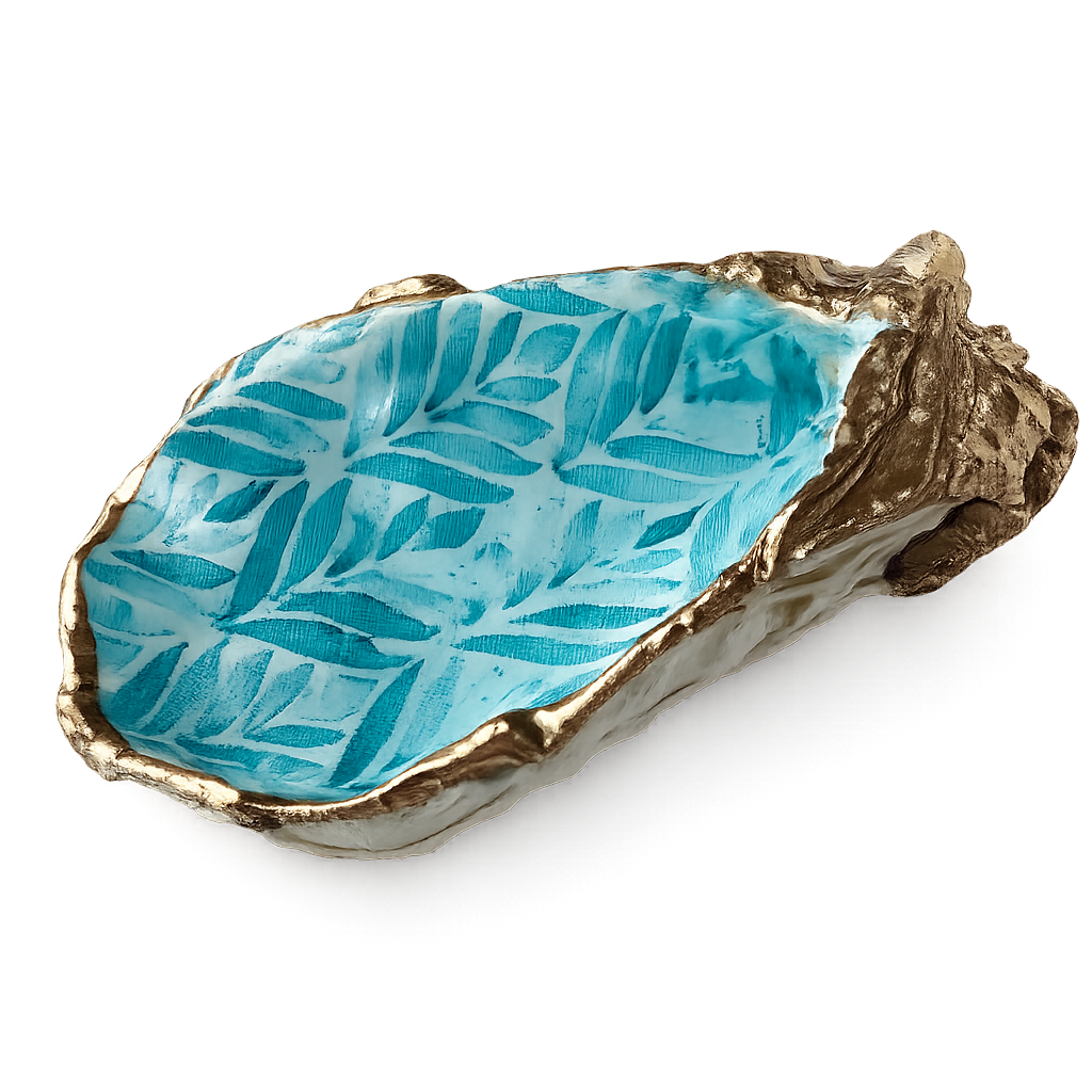 Sea Grass Oyster Keepsake Dish