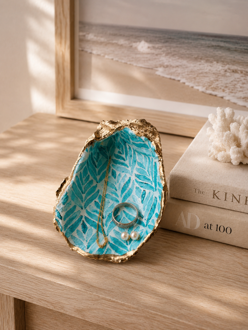 Sea Grass Oyster Keepsake Dish