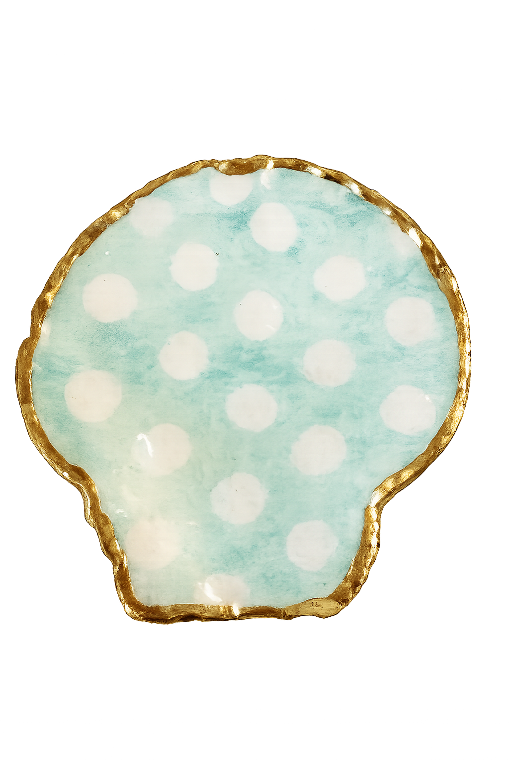 Coastal Confetti Scallop Ring Dish