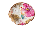 Palm & Petal Scallop Keepsake Dish