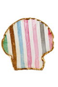 Seaside Stripe Scallop Ring Dish