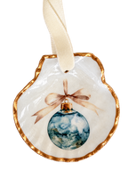 Coastal Christmas Ball Ornament