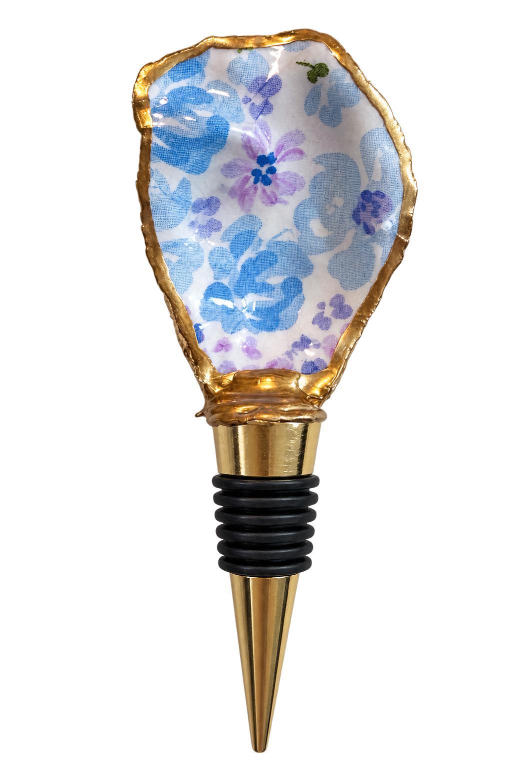 Coastal Bluebell Wine Bottle Stopper
