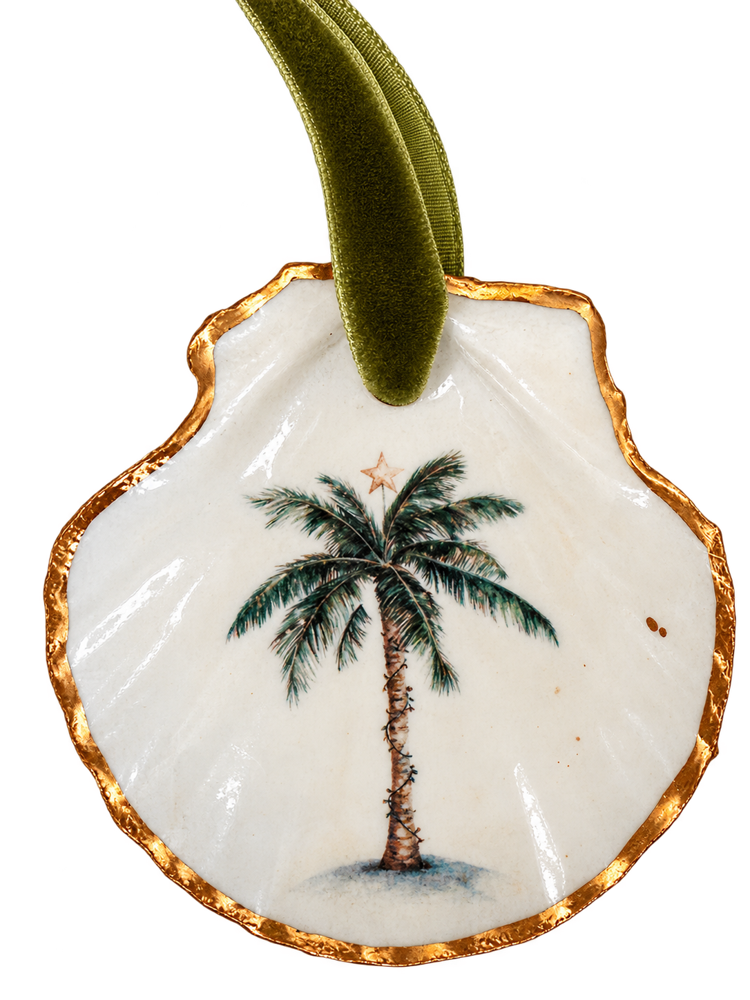 Coastal Christmas Palm Tree Ornament