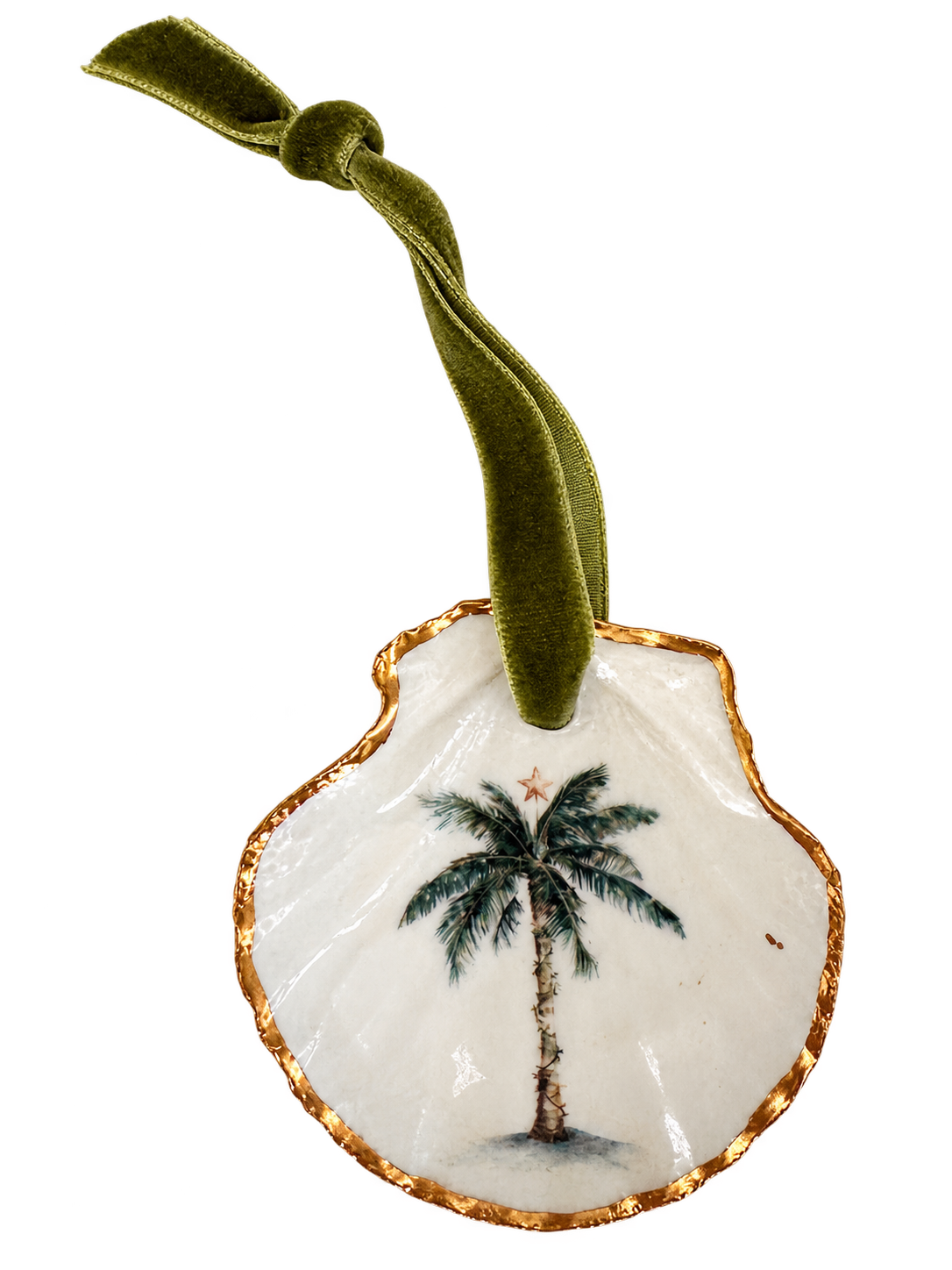Coastal Christmas Palm Tree Ornament