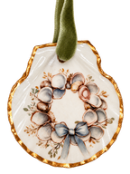 Coastal Christmas Wreath Ornament