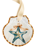 Coastal Christmas Starfish Ornament