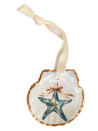 Coastal Christmas Starfish Ornament