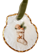 Coastal Christmas Stocking Ornament
