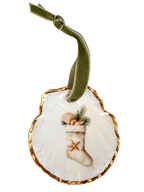 Coastal Christmas Stocking Ornament