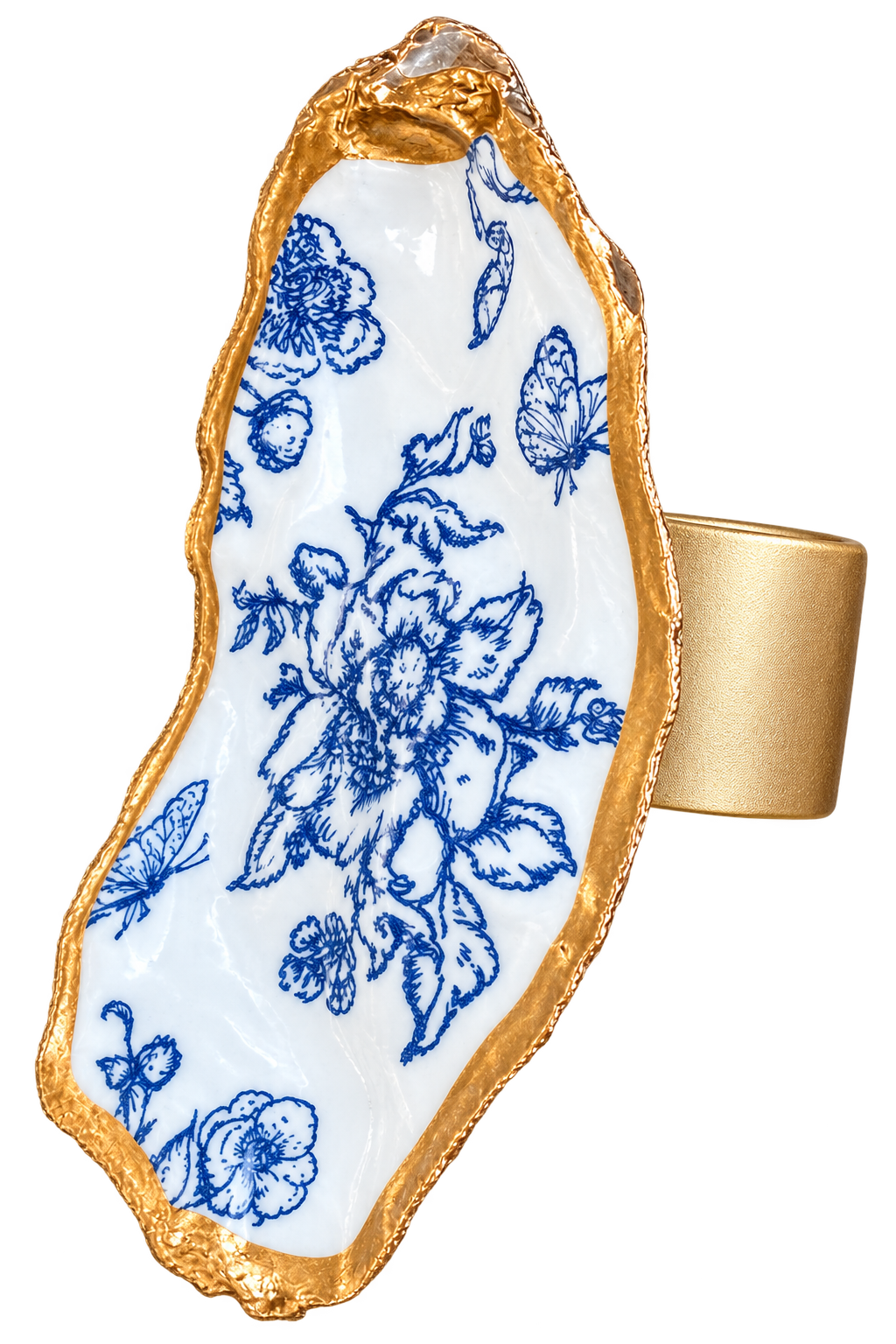 Hamptons Toile Stripe Napkin Ring