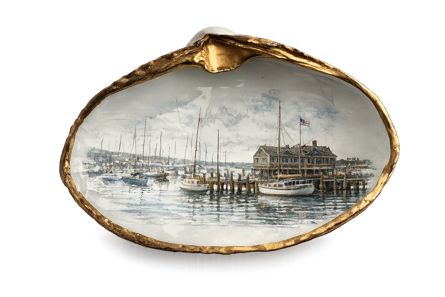 Harbor House Clam Keepsake Dish