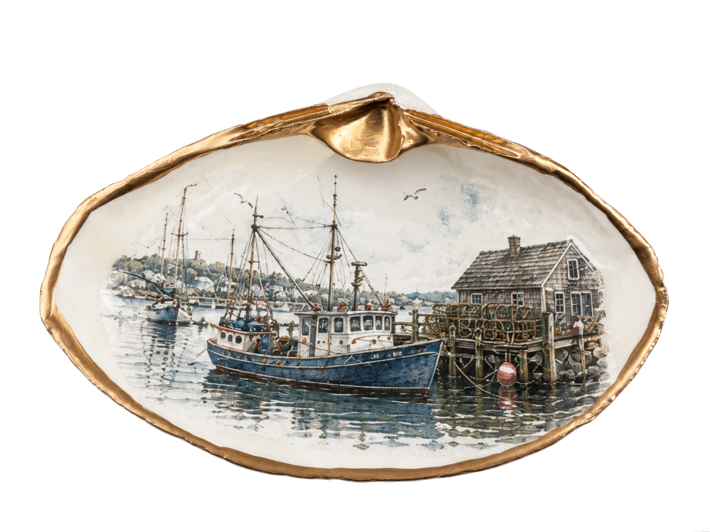 Mariner's Warf Clam Keepsake Dish