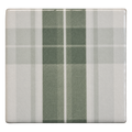 Harbor Sage Plaid Coaster
