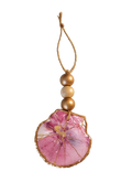 Palm & Petal Scallop Ornament