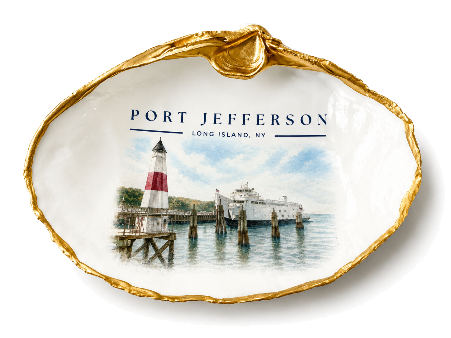 Port Jefferson/Ferry Keepsake Dish