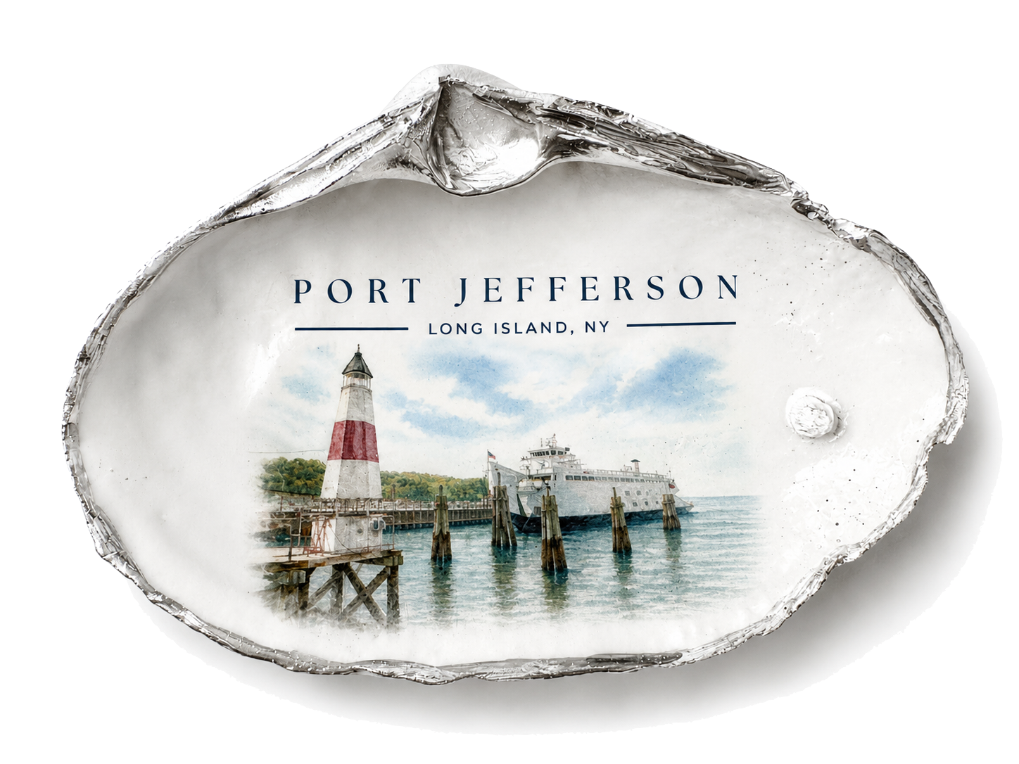Port Jefferson/Ferry Keepsake Dish
