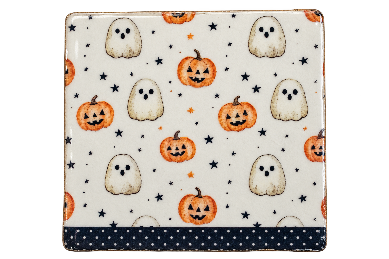Pumpkin & Boo Coaster
