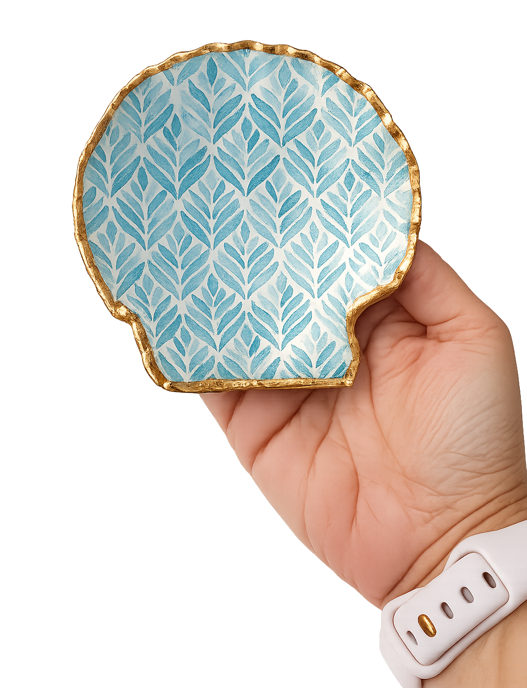 Sea Grass Scallop Keepsake Dish