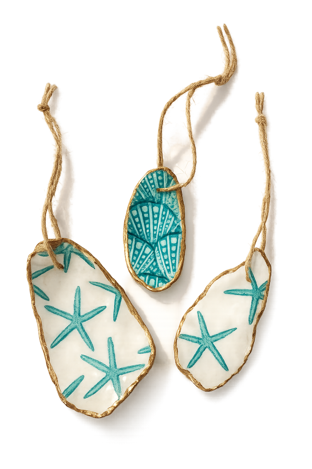 Starfish Oyster Ornament